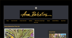 Desktop Screenshot of annabalentine.com